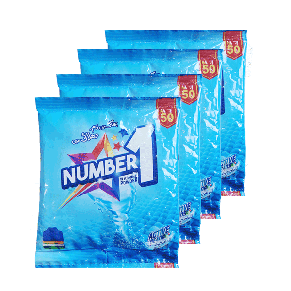 Number 1 Washing Powder 220g Pack of 4