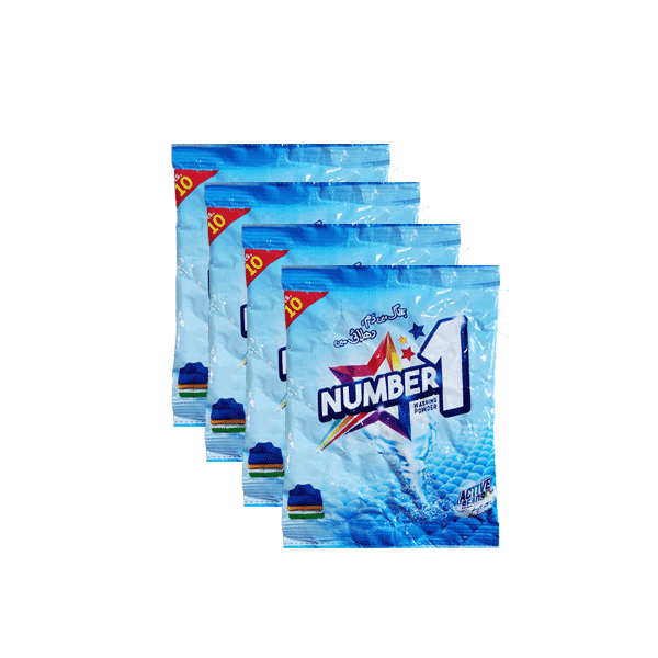 Number 1 Washing Powder 40g Pack of 4