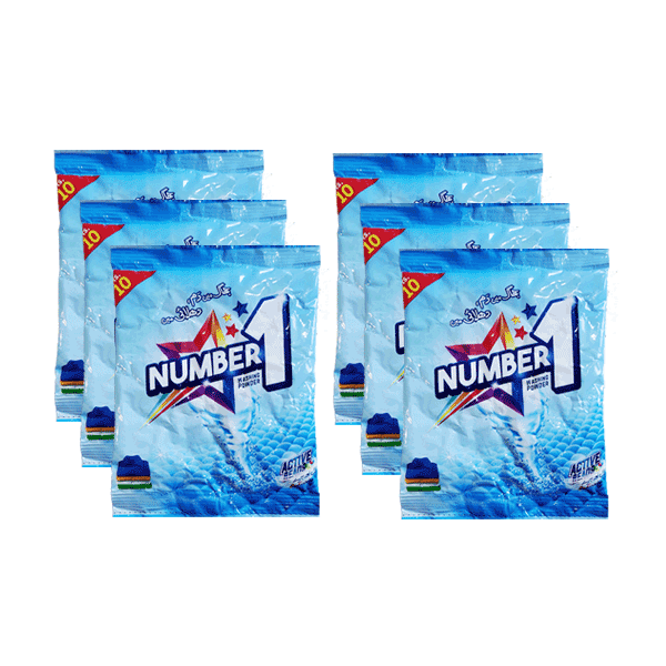 Number 1 Washing Powder 40g Pack of 6